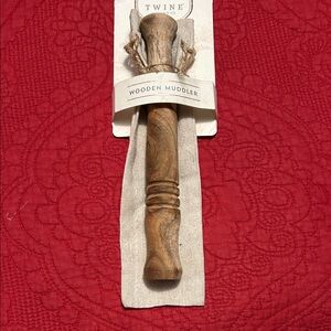 Wooden Muddler - Natural Brown
